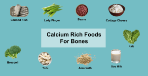Importance of calcium-rich foods for bone density
